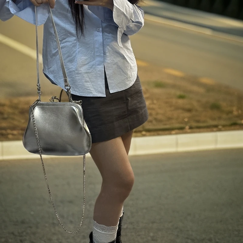 新款浮雕饺子斜手提小众包包