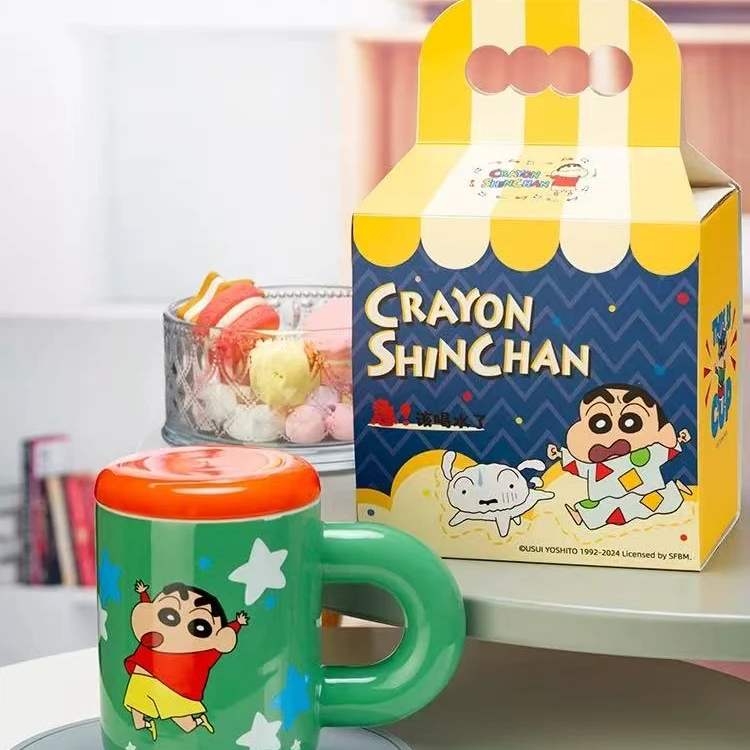 【南木专属】艾可思&正版蜡笔小新联名高款陶瓷马克杯