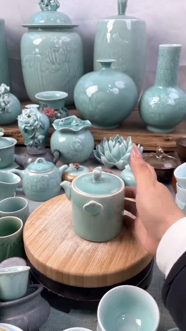 【闪购商品】特价 微瑕 慧仙青瓷