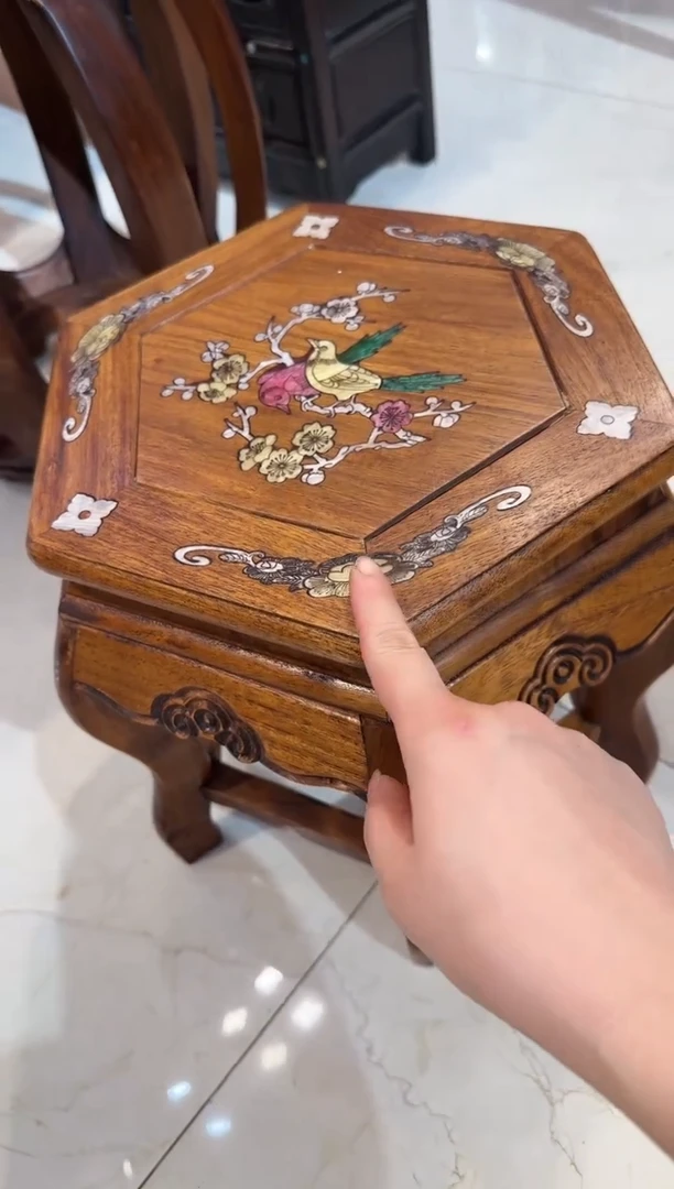 【闪购商品】木木艺喜鹊登梅六角凳358.888