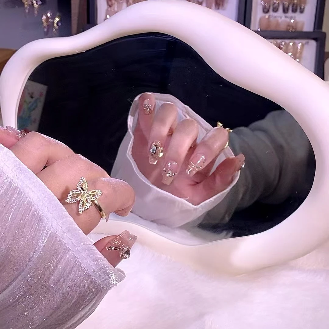 【落日熔金】纯手工穿戴甲