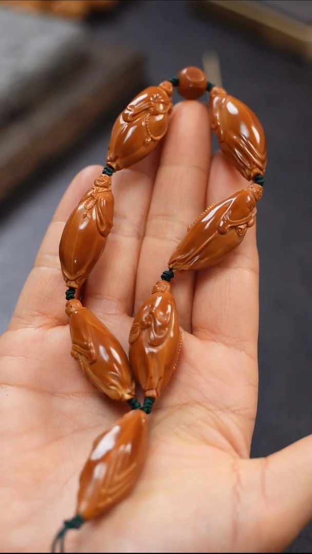 手串/手链橄榄核九林核雕文玩作品