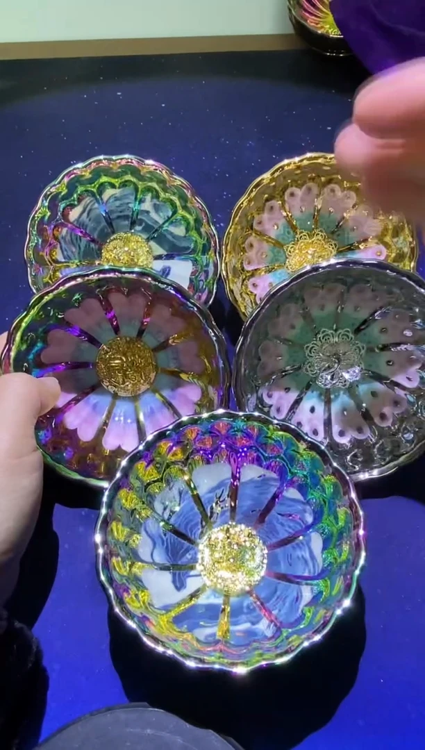 陶瓷5只夜光杯