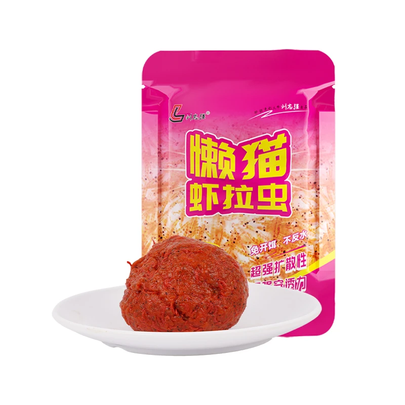 刘志强懒猫虾拉虫免开生鲜饵料100g*1包