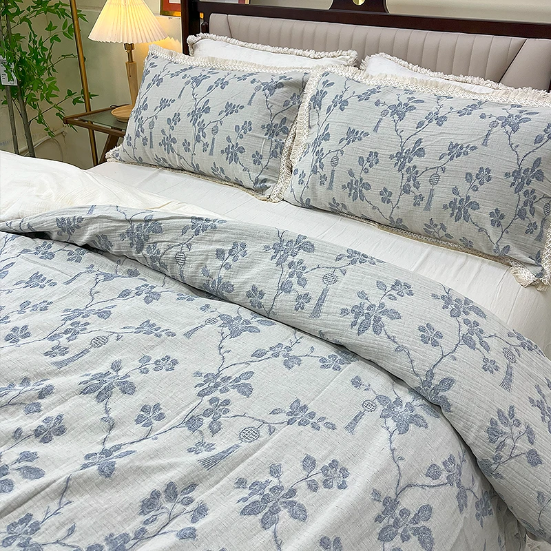 棉麻四件套浪漫尾货无运费险春晖系列不退不换柔软透气舒适凉爽