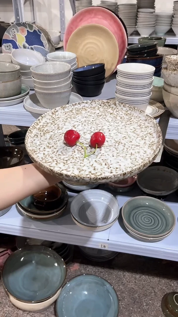 瓷片外贸尾货瑕疵满20包邮X 大盘A4D