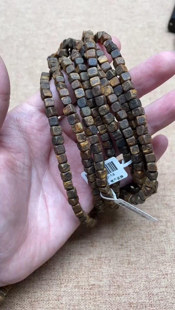 沉香手串红金猊沉水随型多圈多样性发其一