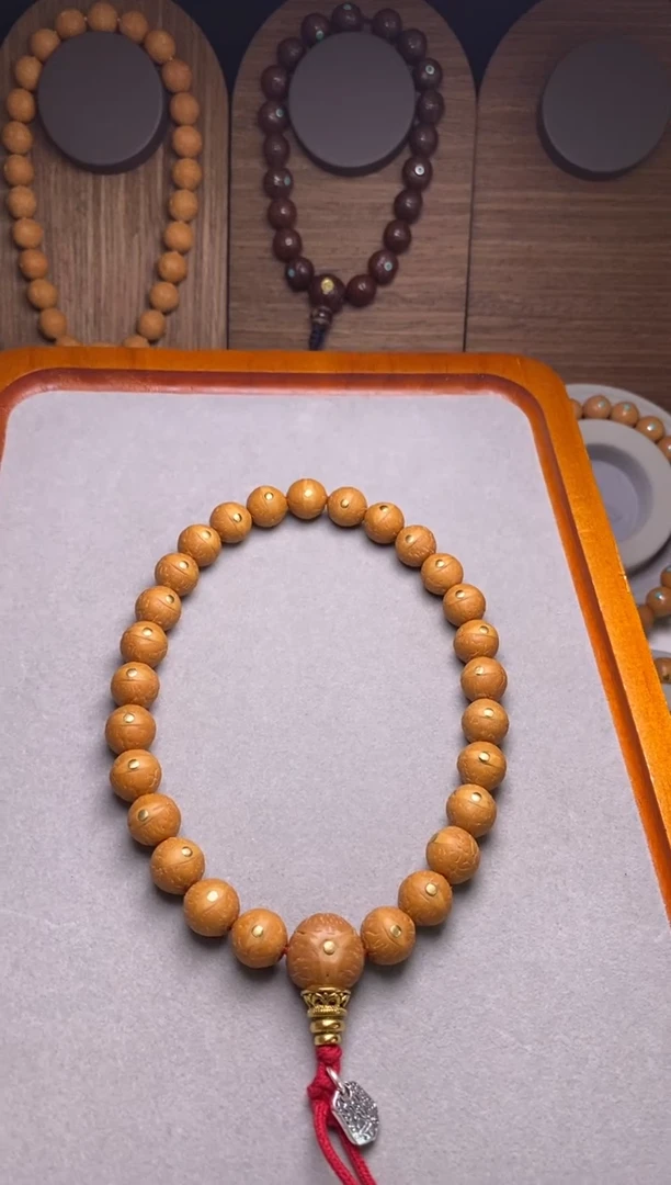 吊坠凤眼菩提零*12加铜钉手持