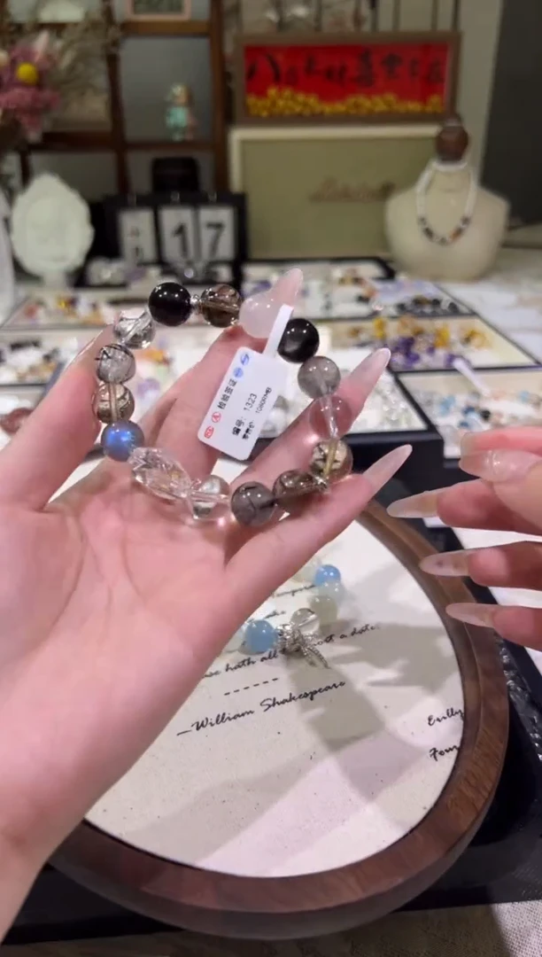 合金手链水晶天然水晶 多样性发其一