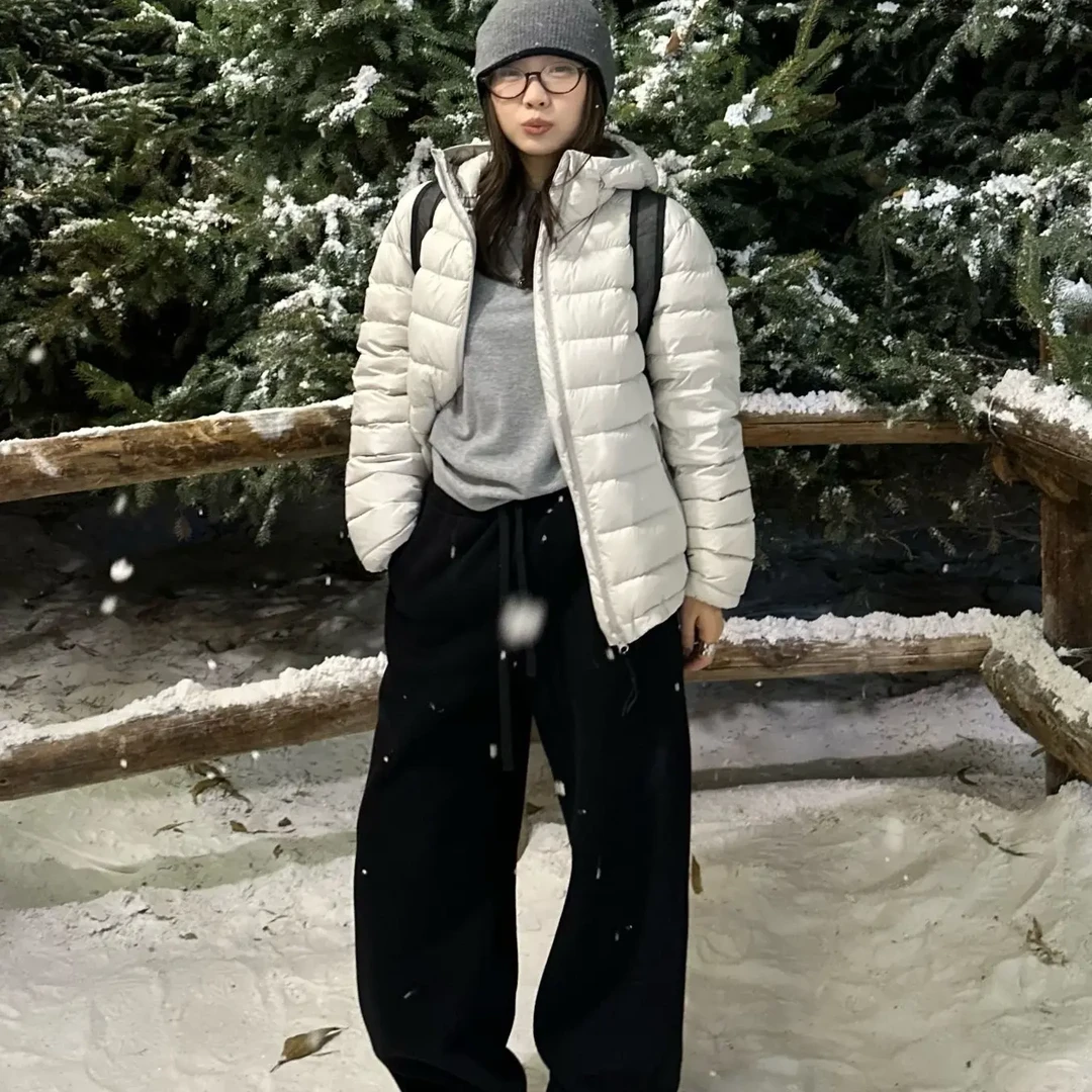 Our2【三色加绒卫裤】百搭显瘦系带设计款休闲卫裤【B7978】