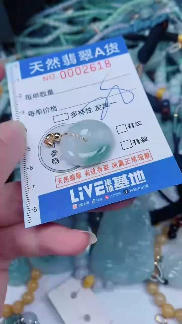 翡翠未镶嵌颈饰00002618