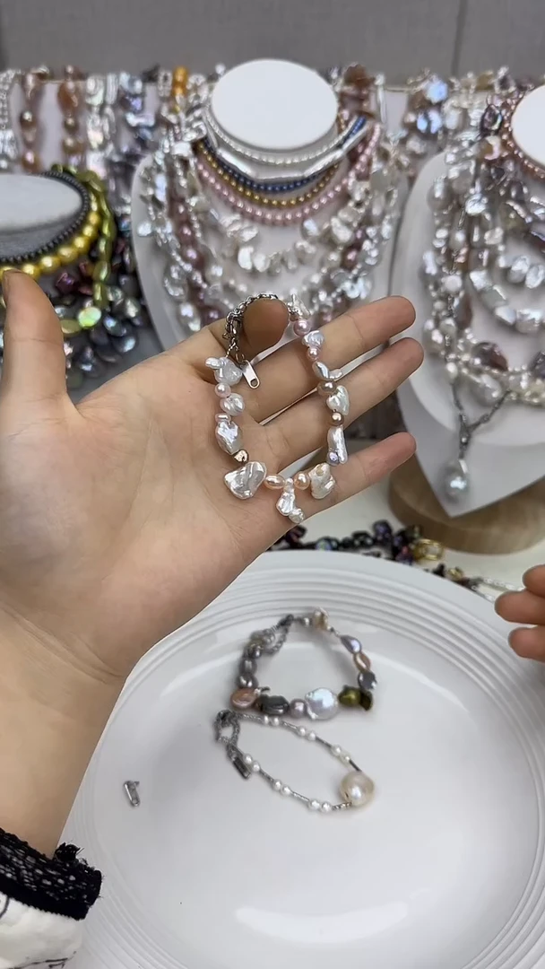 颈饰未镶嵌淡水珍珠1