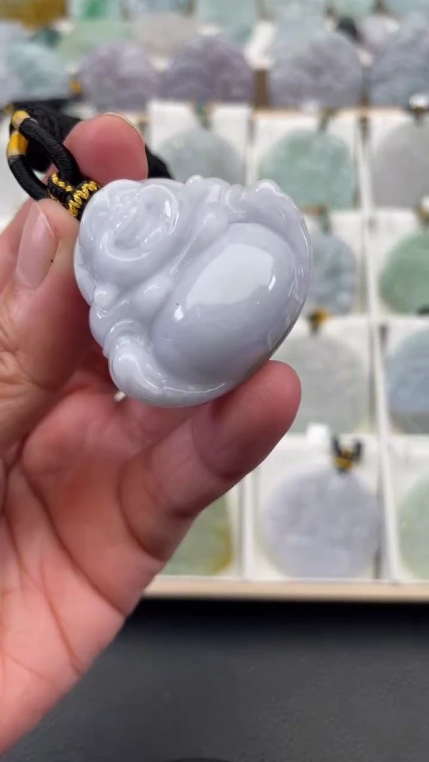 颈饰未镶嵌翡翠天然缅甸翡翠A货55