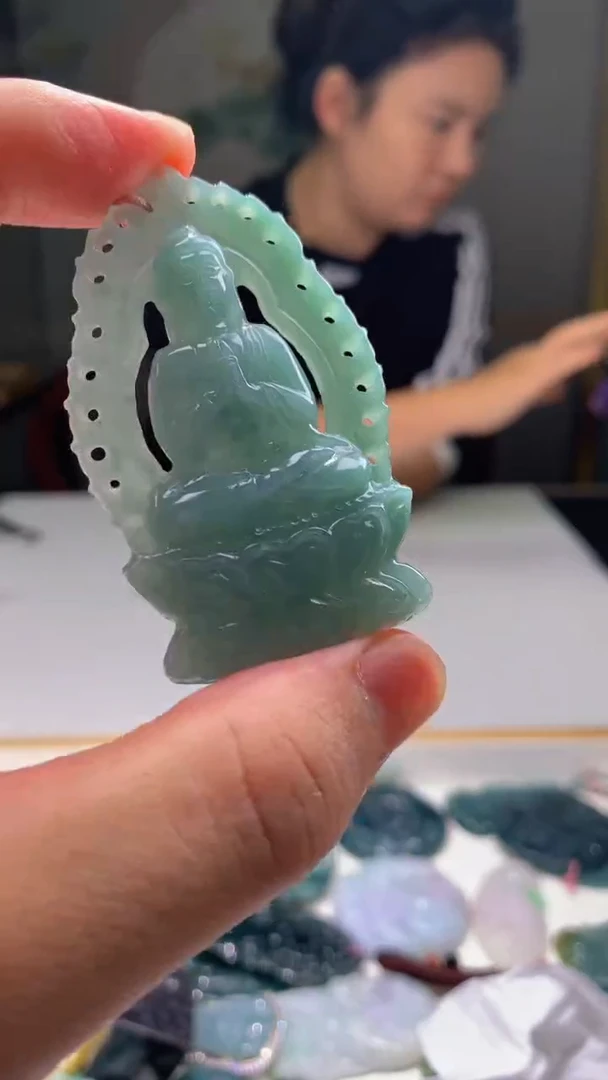 未镶嵌挂件翡翠天然翡翠珠宝155