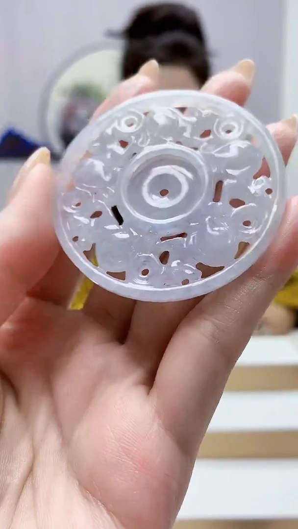 未镶嵌定制翡翠4829MM-毛货挂件61