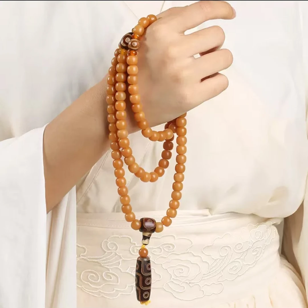 【九眼菩提】108颗菩提手串手捻