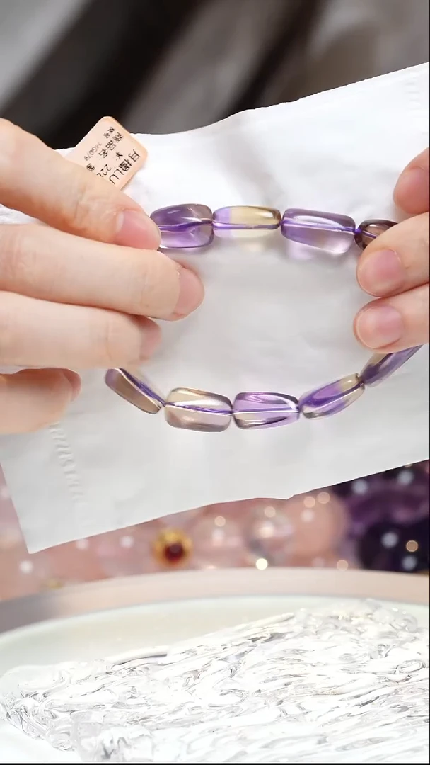 未镶嵌手串水晶紫黄晶手串·MM0025OC007G079