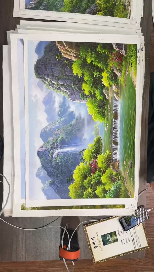 油画【12号】约50*70cm丨朝鲜原创纯手绘孤品油画丨顺丰包邮