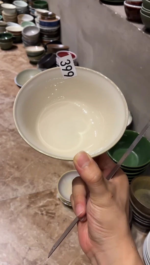 瓷片哈****y399霞光马蹄碗2个