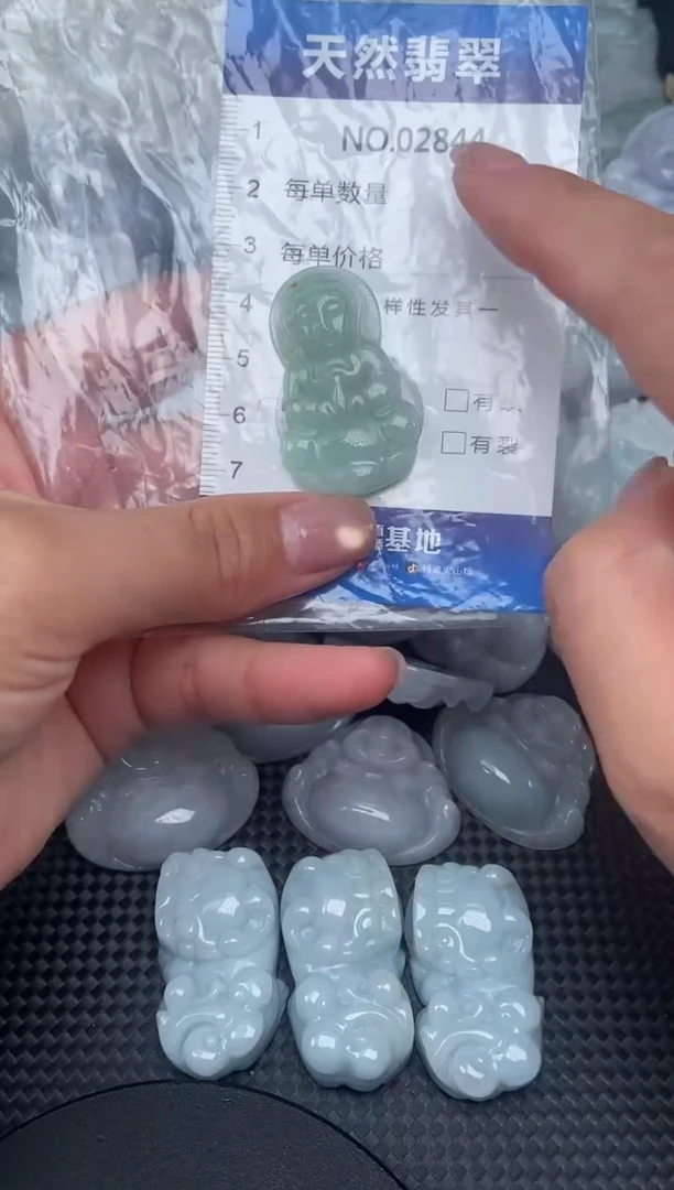 颈饰未镶嵌翡翠纯天然A货翡翠2844
