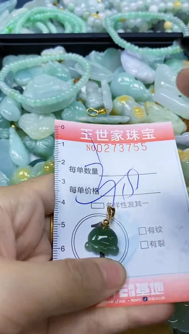 翡翠未镶嵌颈饰闪购0273755多样性发其一