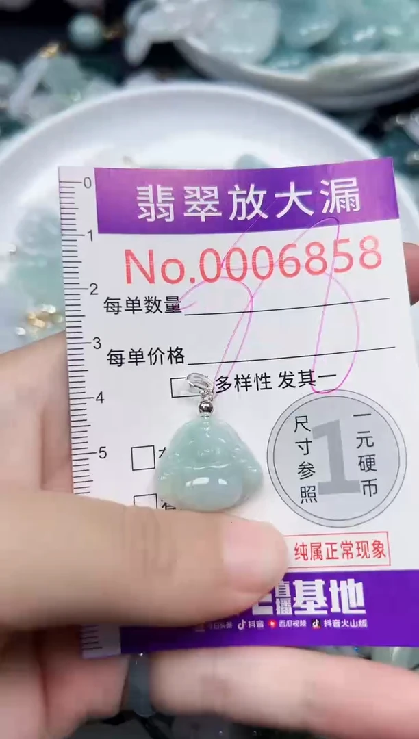 颈饰未镶嵌翡翠6858