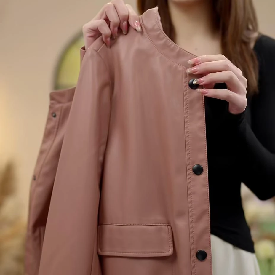 【HZ】设计师短款休闲百搭设计翻领设计外套