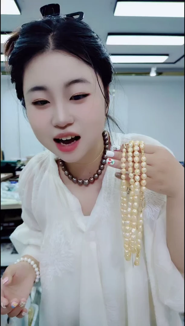 淡水珍珠合金颈饰1527项链