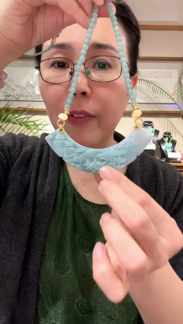 【闪购商品】翡翠颈饰未镶嵌国风