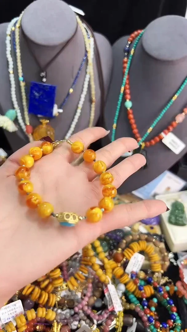 【闪购商品】蜜蜡手链未镶嵌手串