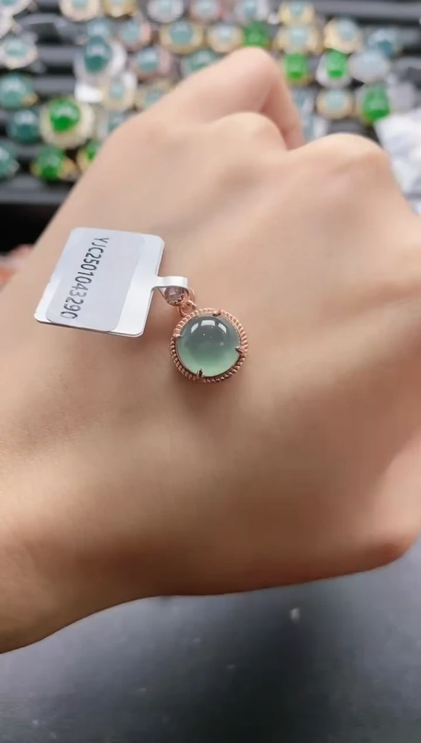 【闪购商品】翡翠戒指银S925镶嵌51511