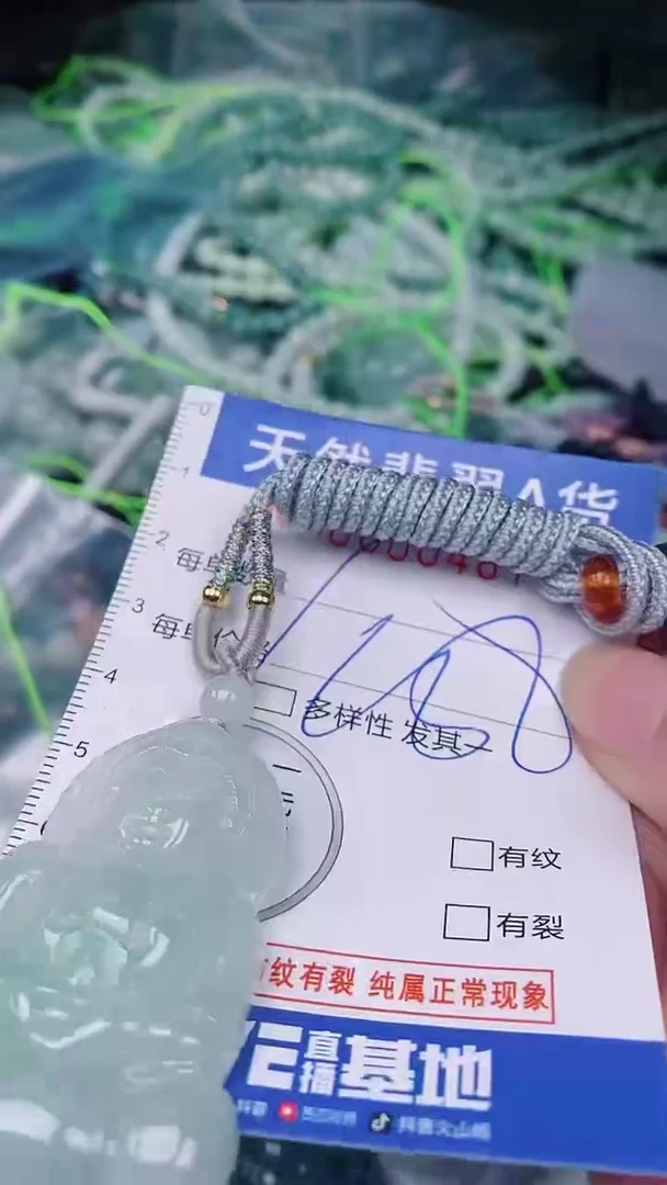 翡翠未镶嵌颈饰00000487