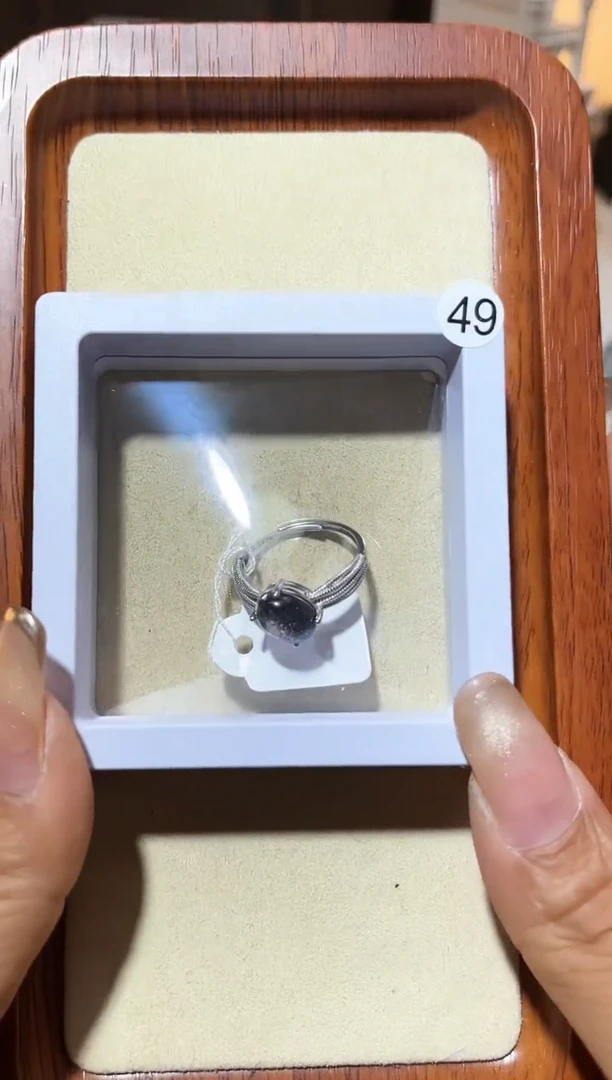 【闪购商品】水晶戒指银S925镶嵌定制