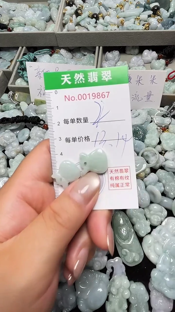 翡翠未镶嵌吊坠(不含链)9867