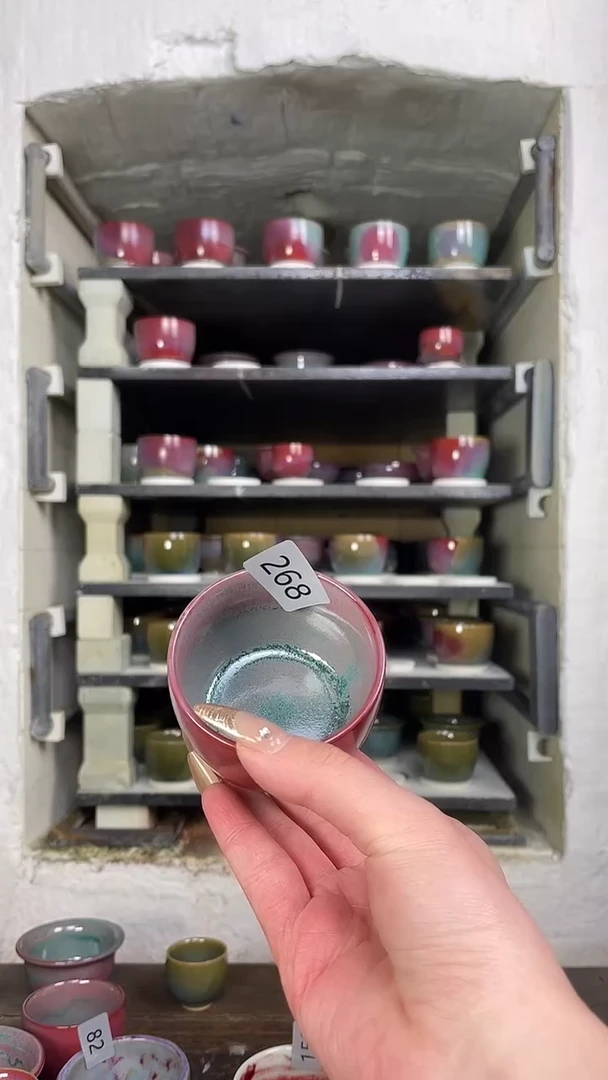 【闪购商品】摆件钧瓷手工茶器窑变