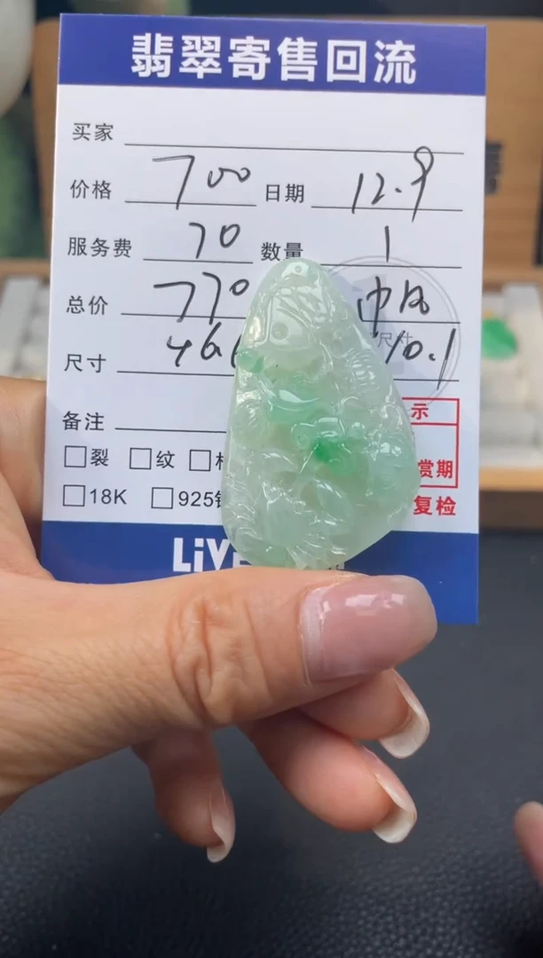 颈饰未镶嵌翡翠10151640