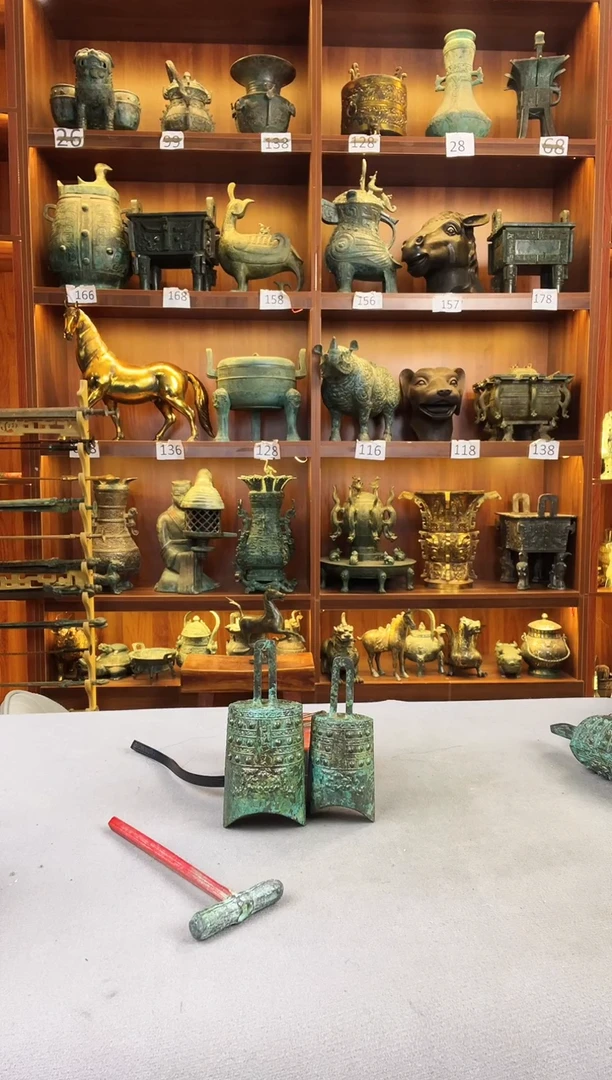 铜仿古小编钟456789