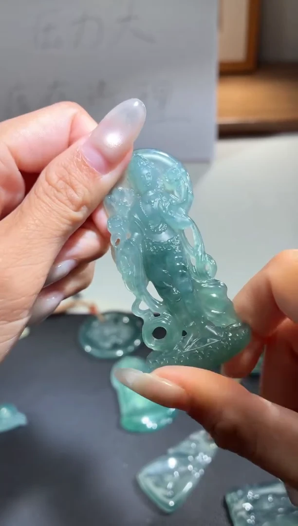 吊坠(不含链)未镶嵌翡翠天然翡翠A货