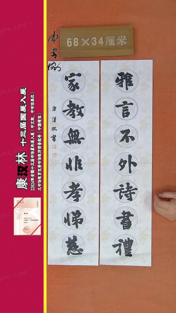 【闪购商品】书法77康汉林书法作品