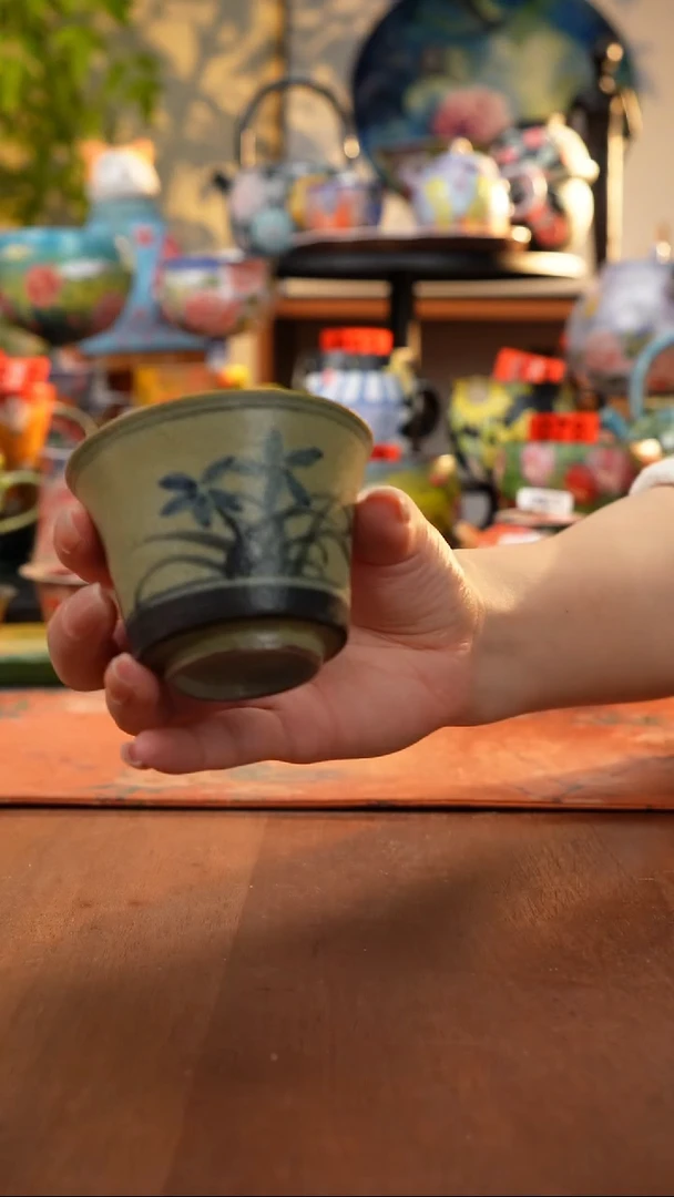 瓷片景德镇手工手绘560
