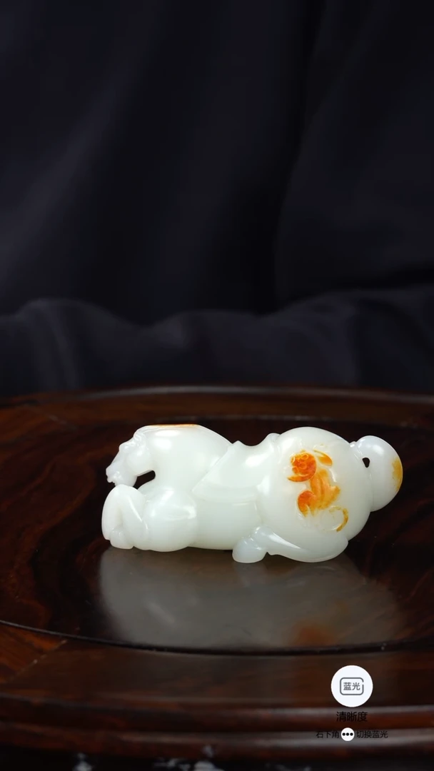 未镶嵌和田玉把件057 马上封侯