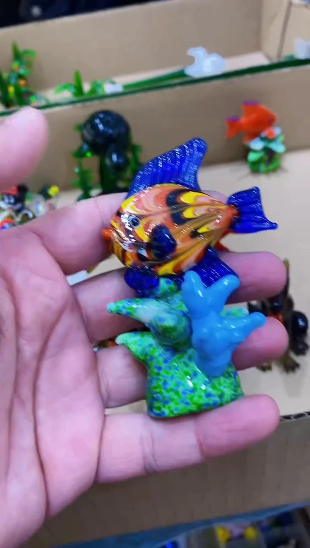 【闪购商品】琉璃手工艺品珊瑚鱼