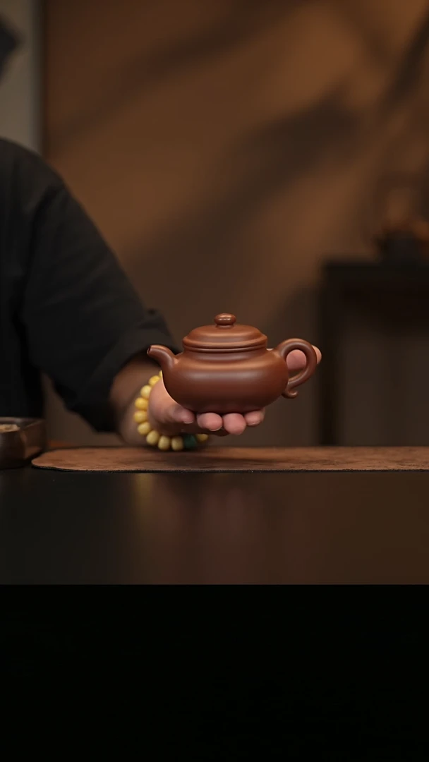 允禾斋  紫砂壶  仿古 紫泥