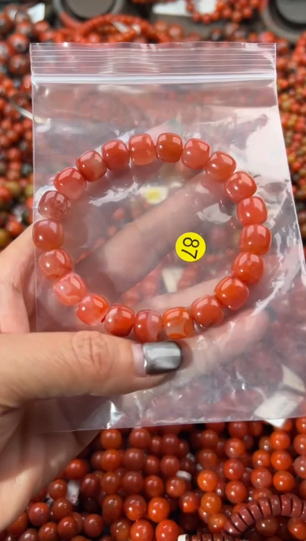 未镶嵌手串南红玛瑙9+