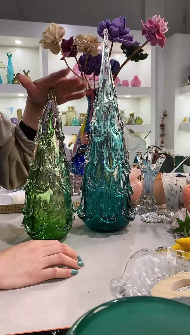 青****定慕忆家手作琉璃花瓶2