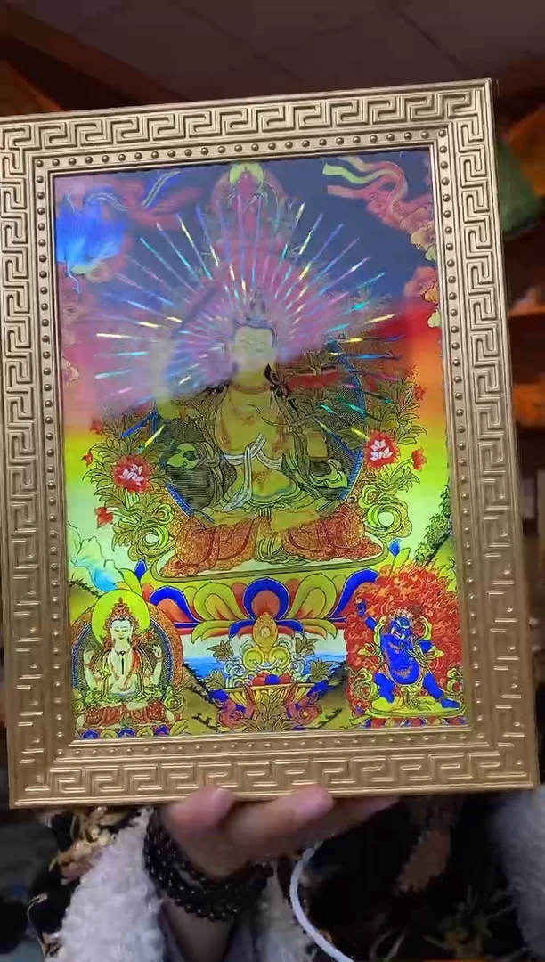 【闪购商品】泥塑文殊-与实物略有差异介意者慎拍
