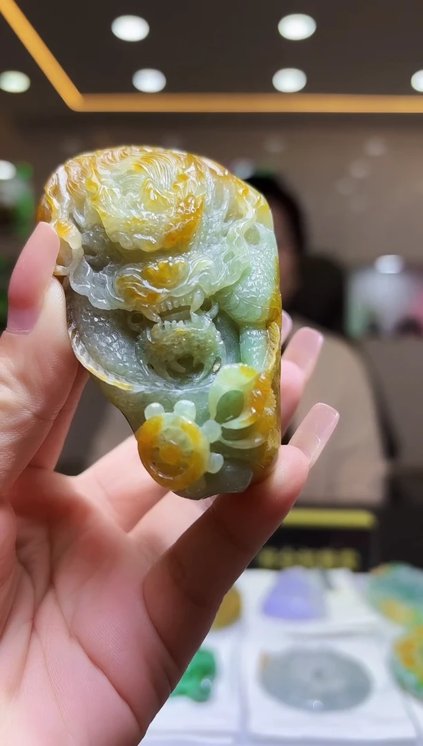 未镶嵌定制翡翠19/0914/C/龙