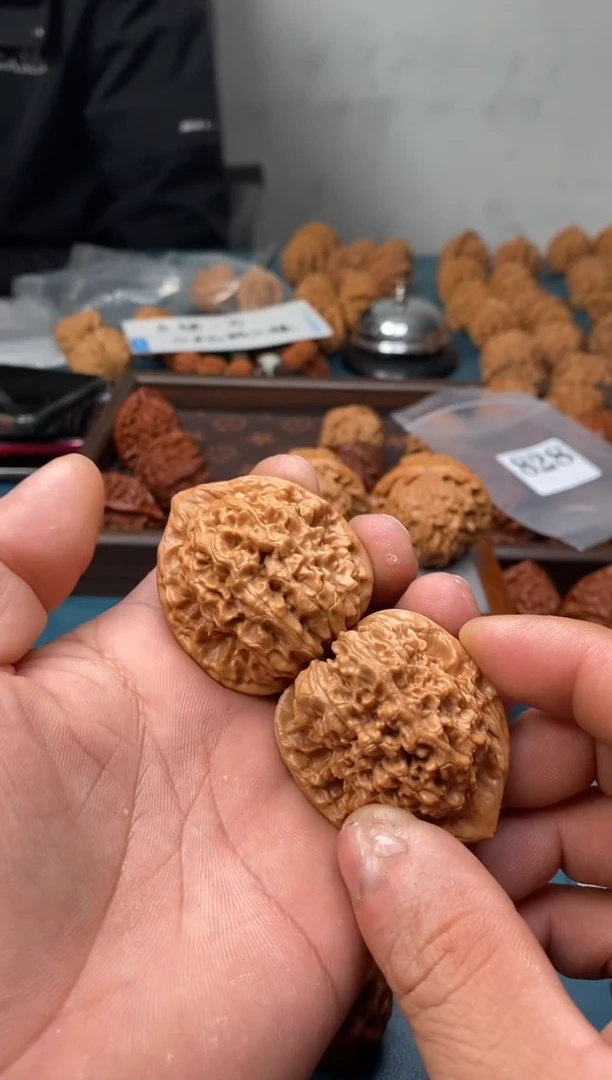 吊坠文玩核桃麒麟纹827