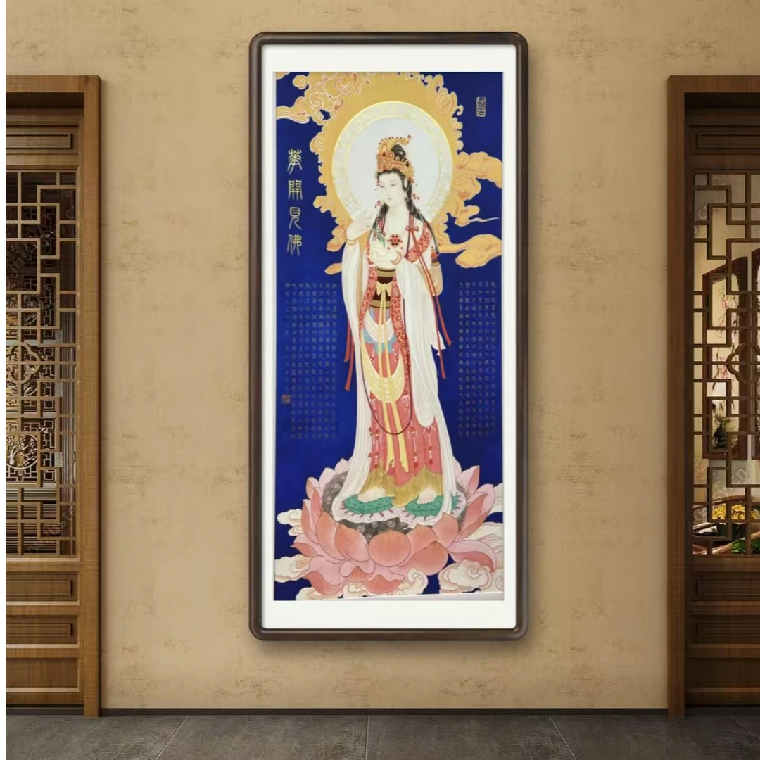 高山原创敦煌小楷站观音