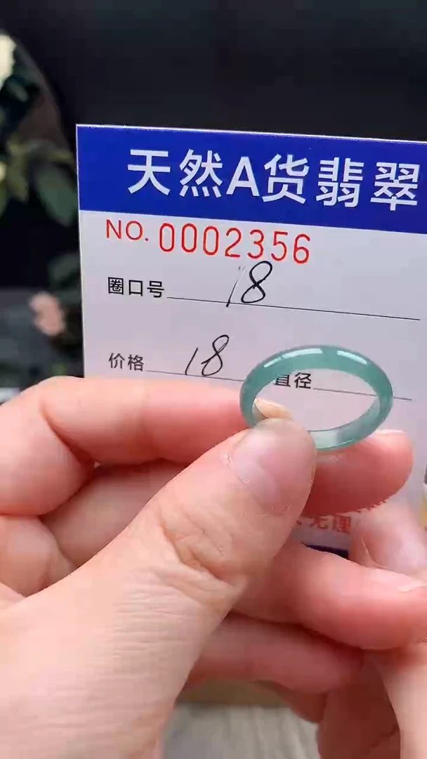 未镶嵌戒指翡翠18#